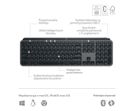 LOGITECH MX Keys S Plus Grafit 920-011589 - 1145862 - zdjęcie 13